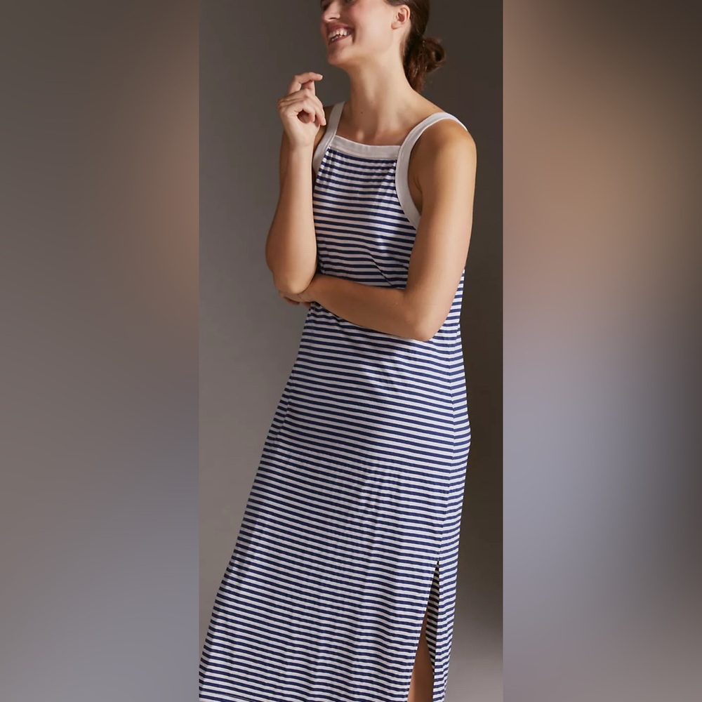 Maxi Tla Anthropologie Stripe Dress